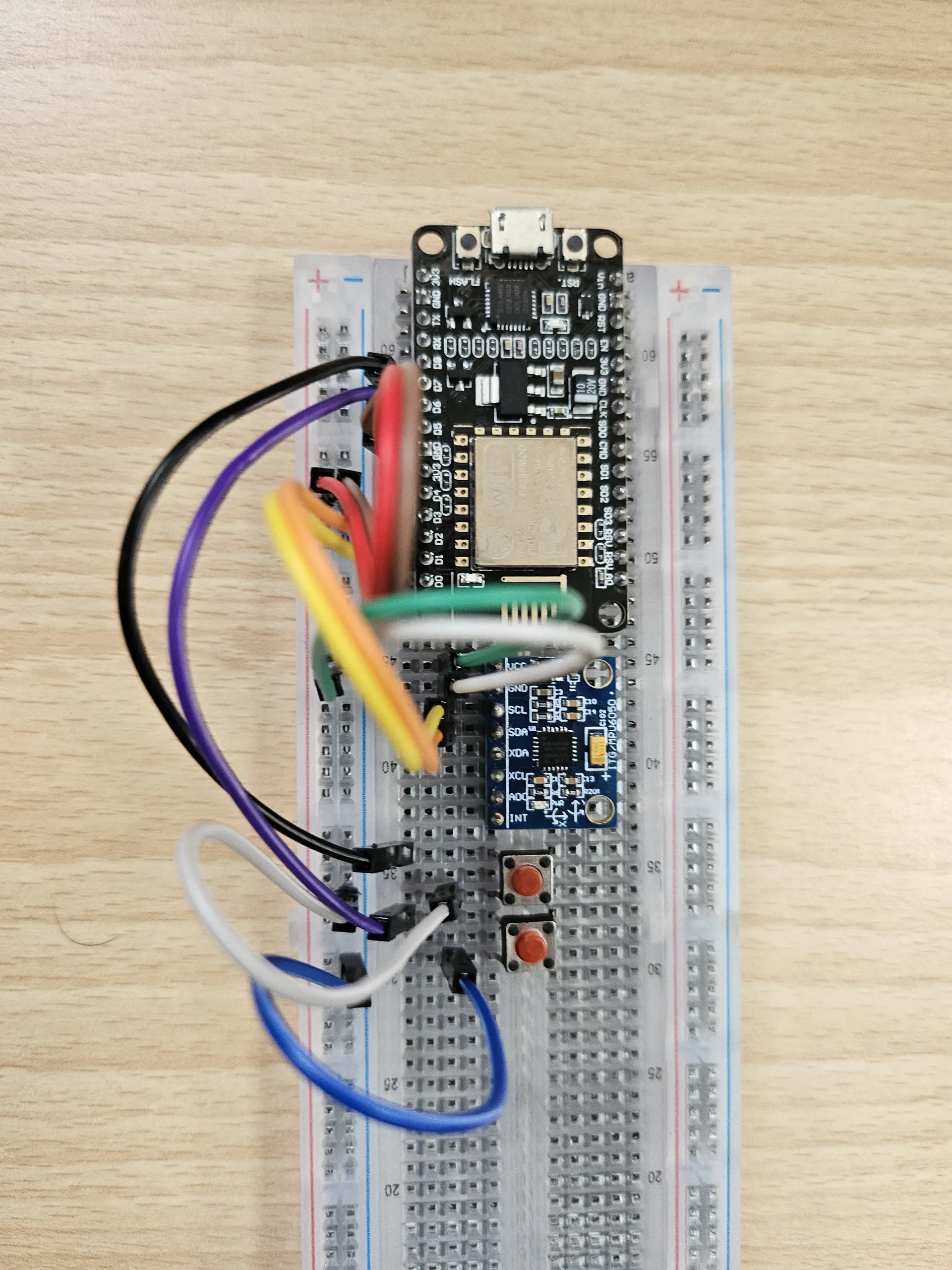 3D-printed band fitted with the ESP32 electronics