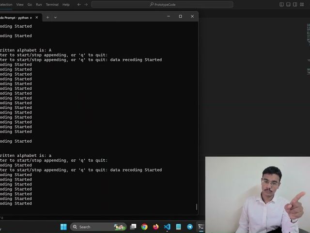 Air-writing recognition full demo